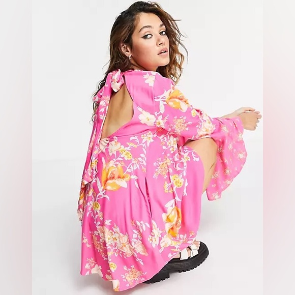 FREE PEOPLE TATE FLORAL PRINT DRESS 💖IN STORES💖 - Picture 4 of 8